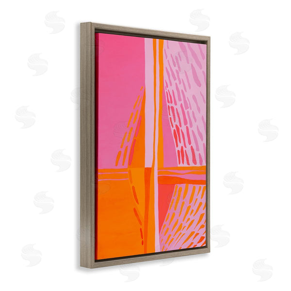 Stupell Industries Incado | Centric Orange & Pink Wall Art