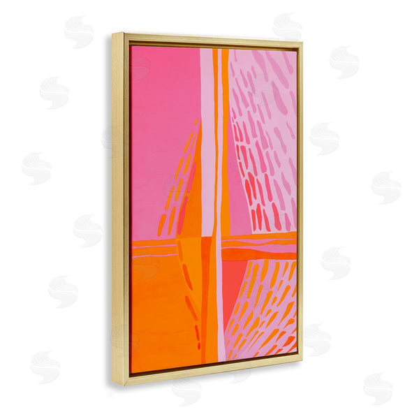 Stupell Industries Incado | Centric Orange & Pink Wall Art