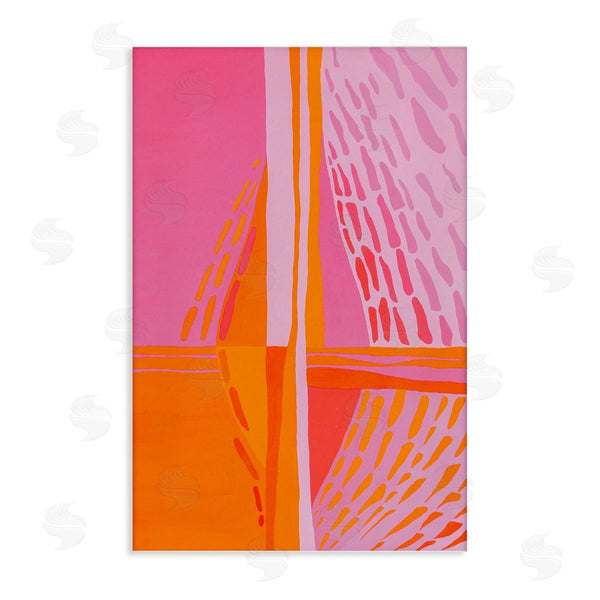 stupell industries Incado | Centric Orange & Pink Wall Art