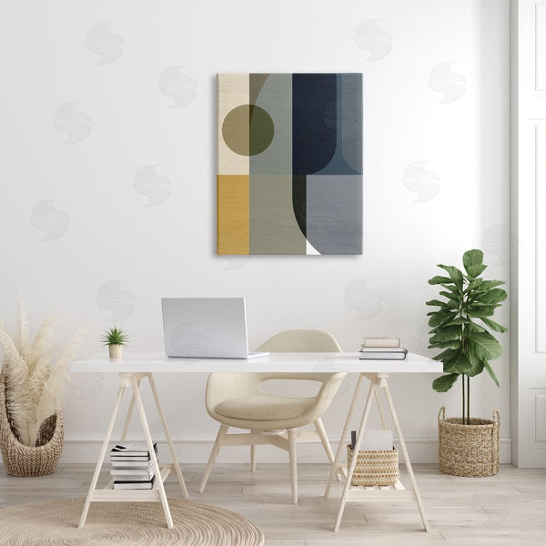 Stupell Industries Incado | Distinct Geometric Layered Shapes Wall Art