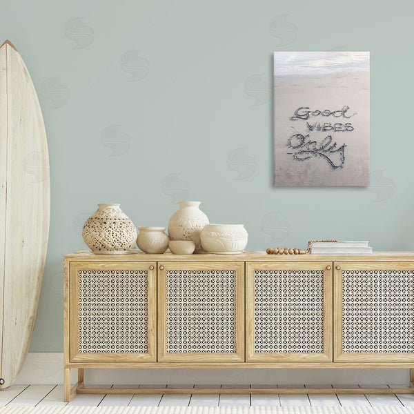 Stupell Industries Incado | Good Vibes Only In Sand Wall Art