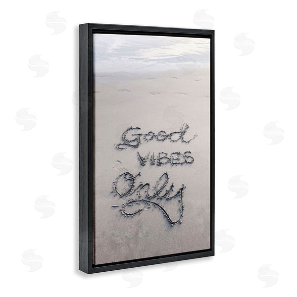 Stupell Industries Incado | Good Vibes Only In Sand Wall Art