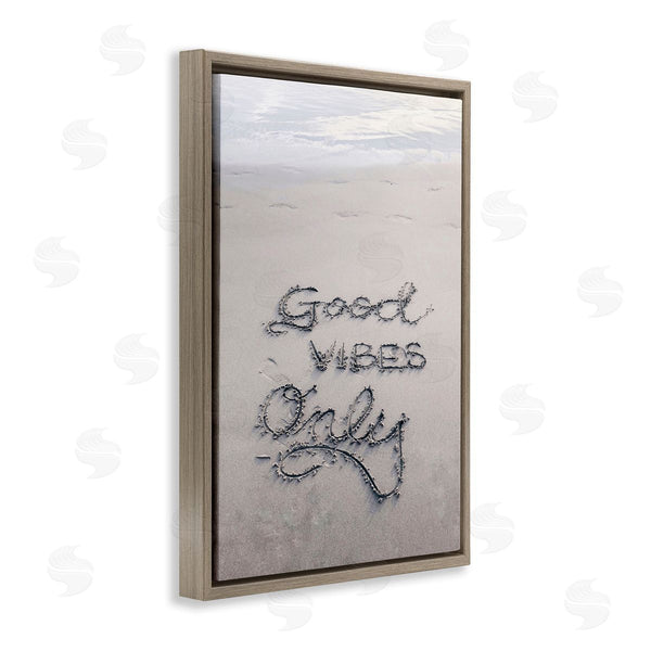 Stupell Industries Incado | Good Vibes Only In Sand Wall Art