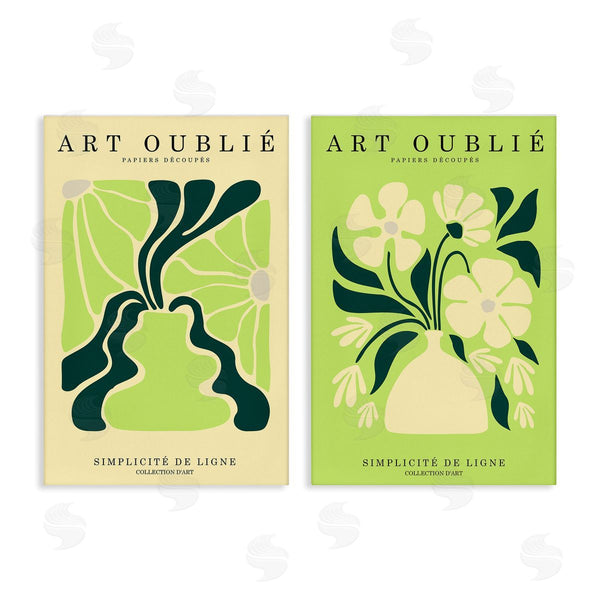 stupell industries Incado | Green French Museum Poster Wall Art