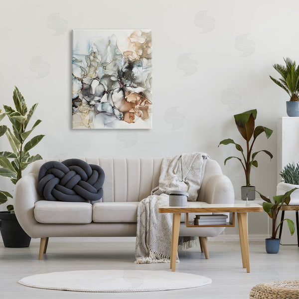 Stupell Industries Incado | Muted Ripples Glam Detail Wall Art