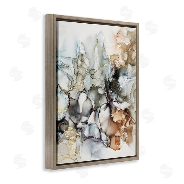 Stupell Industries Incado | Muted Ripples Glam Detail Wall Art