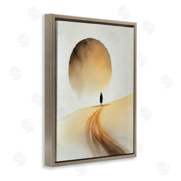 Stupell Industries Incado | Person Walking Desert Dunes