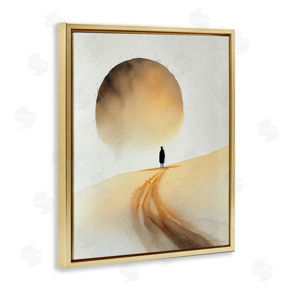 Stupell Industries Incado | Person Walking Desert Dunes