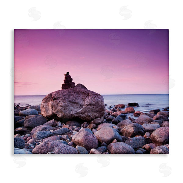 stupell industries Incado | Stacked Rocks on Shore Wall Art