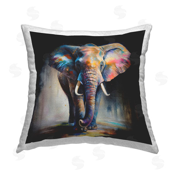 Stupell Industries Incado | Stepping Elephant In Shadow Printed Throw Pillow