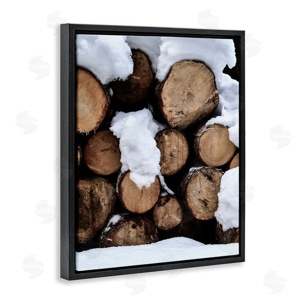 Stupell Industries Incado | Winter Snowy Logs Wall Art