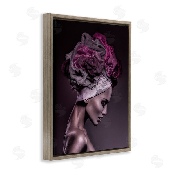 Stupell Industries Incado | Woman Floral Headwrap Portrait Wall Art