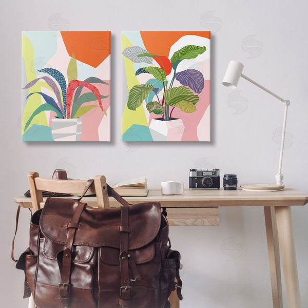 Stupell Industries Ioana Horvat | Lively Patterned Plant Leaves Wall Art