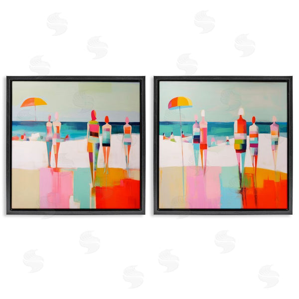 Stupell Industries Irena Orlov | Abstract Beach Goers Wall Art