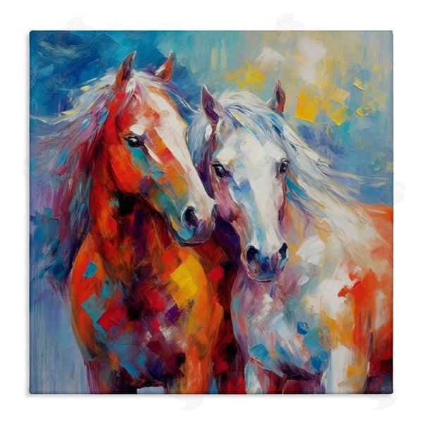 stupell industries Irena Orlov | Abstract Brushed Horses