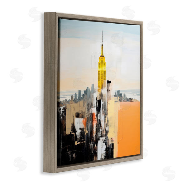 Stupell Industries Irena Orlov | Abstract Cityscape Tower Wall Art
