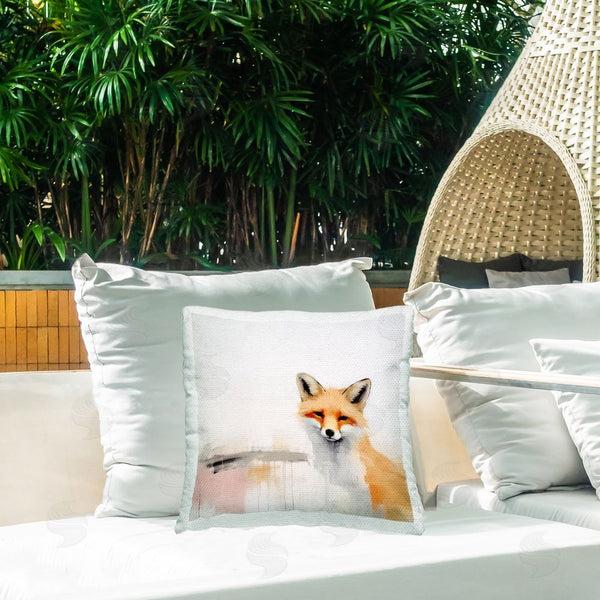 Stupell Industries Irena Orlov | Abstract Fox Wildlife Printed Throw Pillow