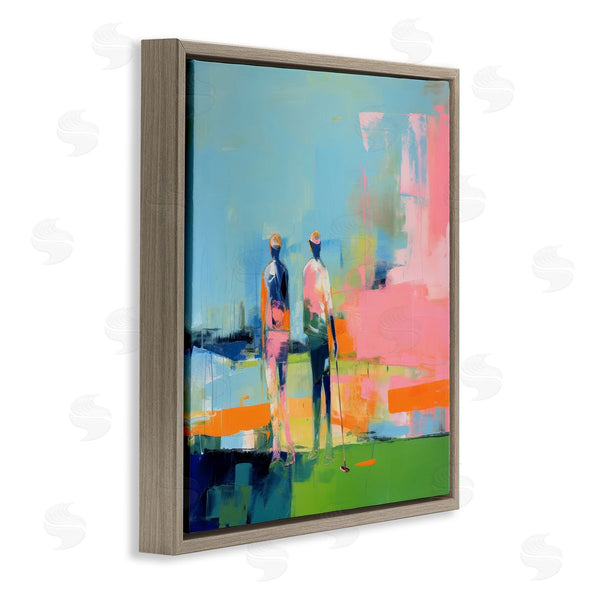 Stupell Industries Irena Orlov | Abstract Golfing Scene Wall Art