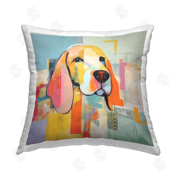 stupell industries Irena Orlov | Abstract Labrador Dog Printed Throw Pillow