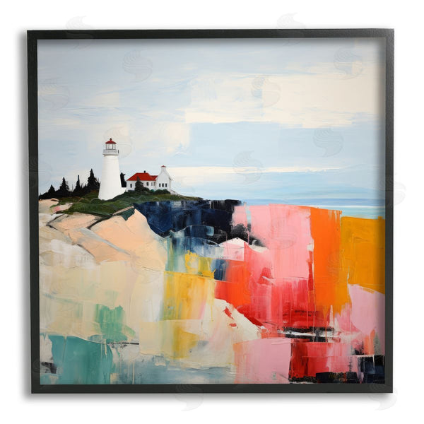 Stupell Industries Irena Orlov | Abstract Lighthouse View