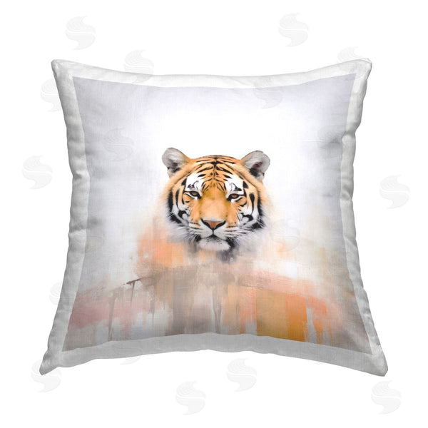 stupell industries Irena Orlov | Abstract Modern Tiger Printed Throw Pillow