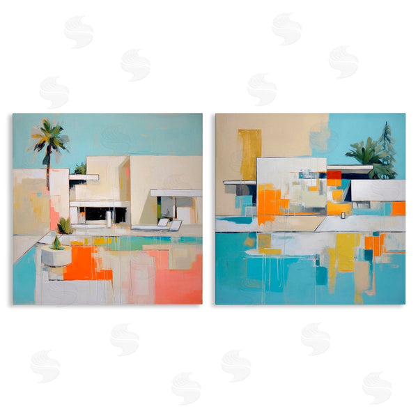 stupell industries Irena Orlov | Abstract Modern Tropical House Wall Art