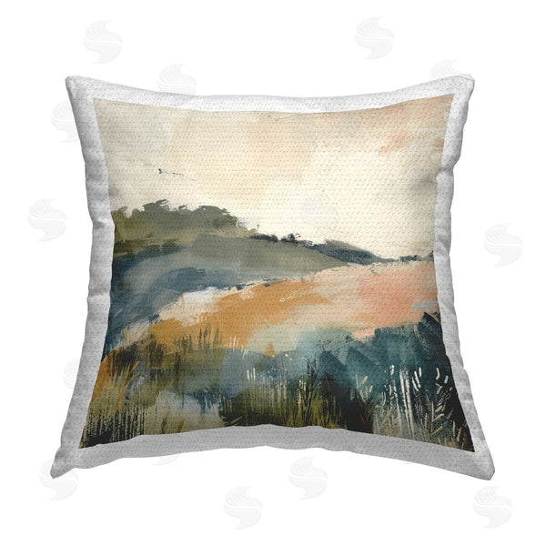 Stupell Industries Irena Orlov | Abstract Nature Hills Printed Throw Pillow
