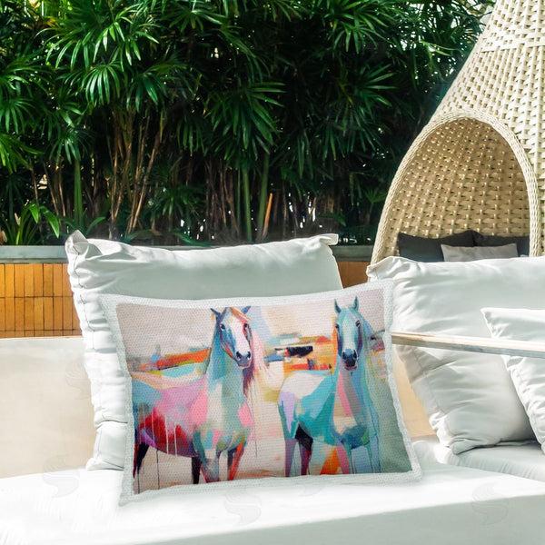 Stupell Industries Irena Orlov | Abstract Pastel Horses