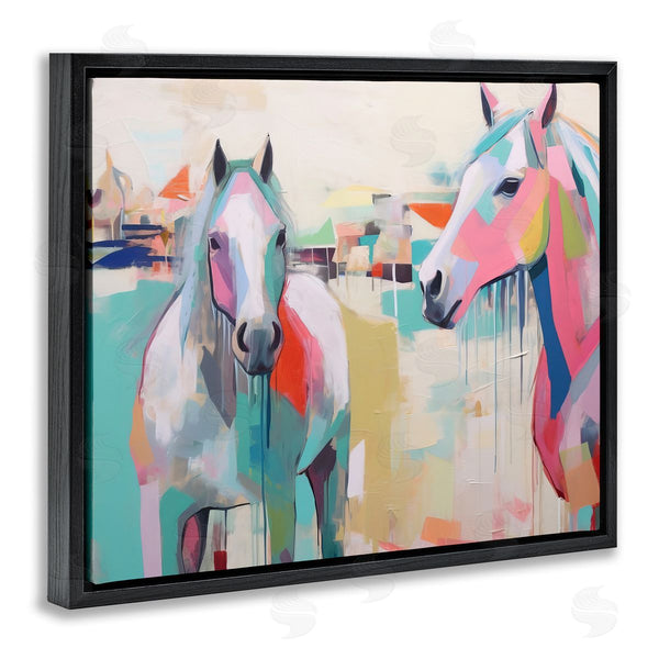 Stupell Industries Irena Orlov | Abstract Pastel Horses