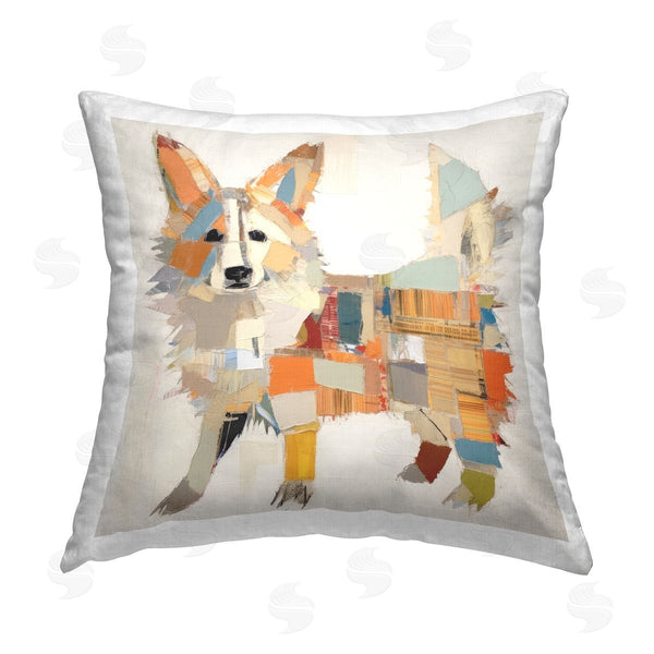 stupell industries Irena Orlov | Abstract Patterned Dog Printed Throw Pillow