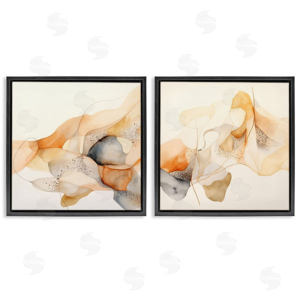 Stupell Industries Irena Orlov | Abstract Peach Watercolor Shapes Wall Art