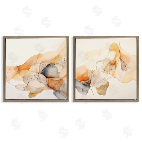 Stupell Industries Irena Orlov | Abstract Peach Watercolor Shapes Wall Art