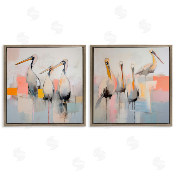 Stupell Industries Irena Orlov | Abstract Pelican Bird Wall Art