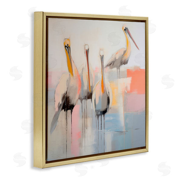 Stupell Industries Irena Orlov | Abstract Pelicans Scene
