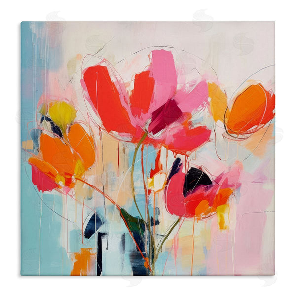 stupell industries Irena Orlov | Abstract Pink Florals