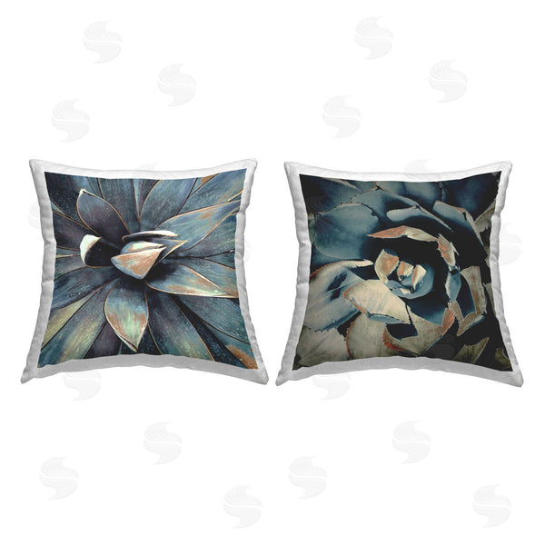 stupell industries Irena Orlov | Abstract Plant Leaves Printed Throw Pillow Set