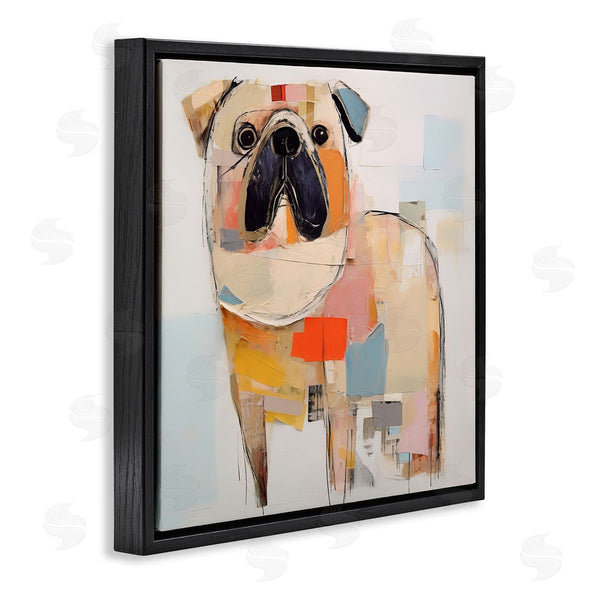 Stupell Industries Irena Orlov | Abstract Pug Collage