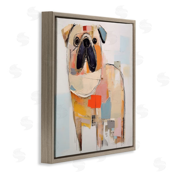 Stupell Industries Irena Orlov | Abstract Pug Collage