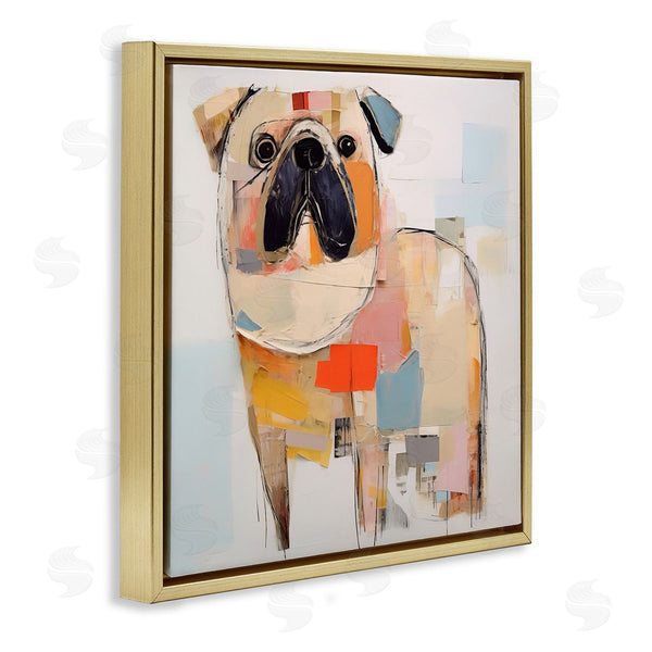 Stupell Industries Irena Orlov | Abstract Pug Collage