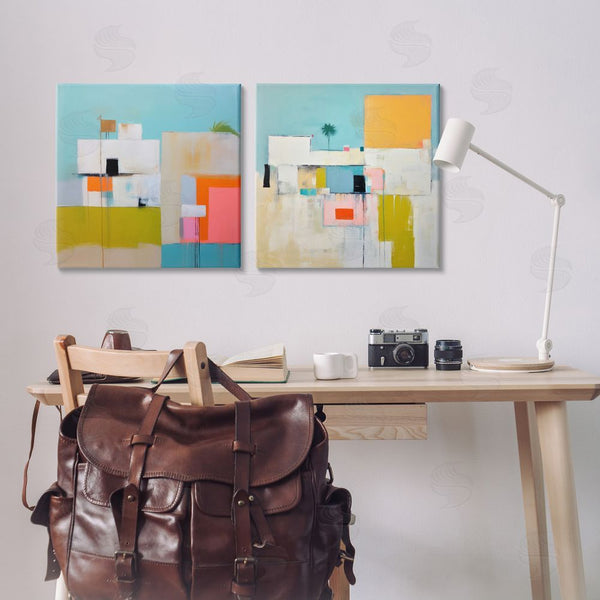 Stupell Industries Irena Orlov | Abstract Square Block Apartment Wall Art