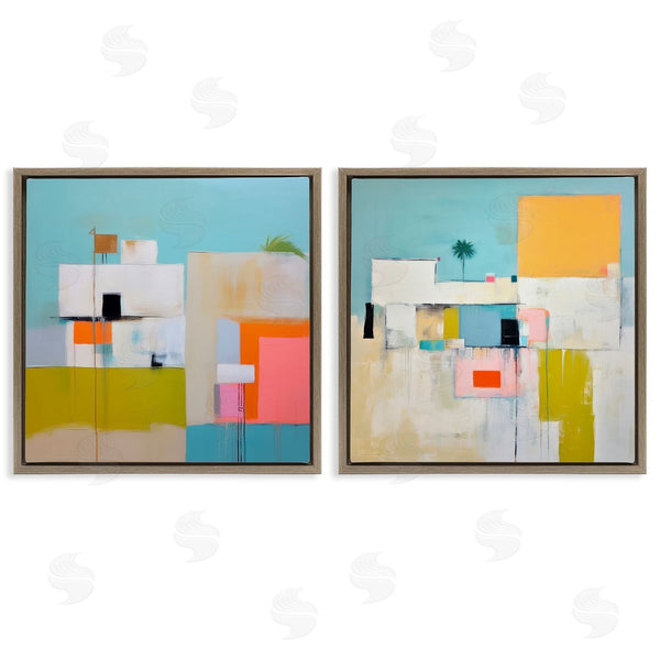 Stupell Industries Irena Orlov | Abstract Square Block Apartment Wall Art