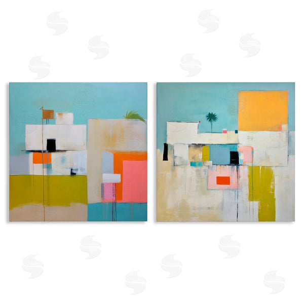 stupell industries Irena Orlov | Abstract Square Block Apartment Wall Art