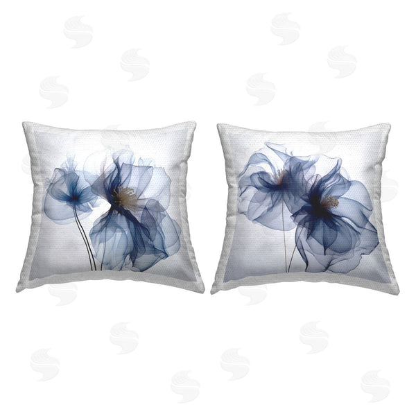 Stupell Industries Irena Orlov | Abstract X-Ray Flowers Printed Throw Pillow Set