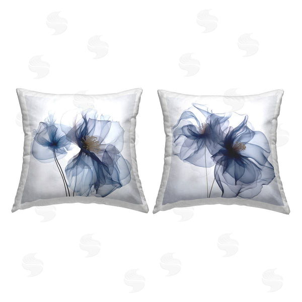 stupell industries Irena Orlov | Abstract X-Ray Flowers Printed Throw Pillow Set