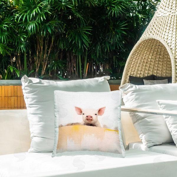 Stupell Industries Irena Orlov | Baby Farm Pig Printed Throw Pillow