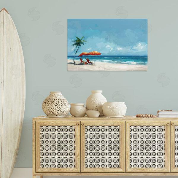 Stupell Industries Irena Orlov | Beach Chair Symphony Wall Art