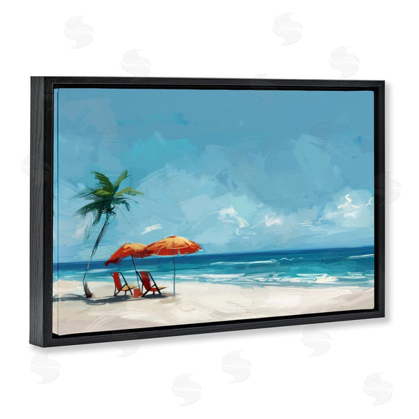 Stupell Industries Irena Orlov | Beach Chair Symphony Wall Art