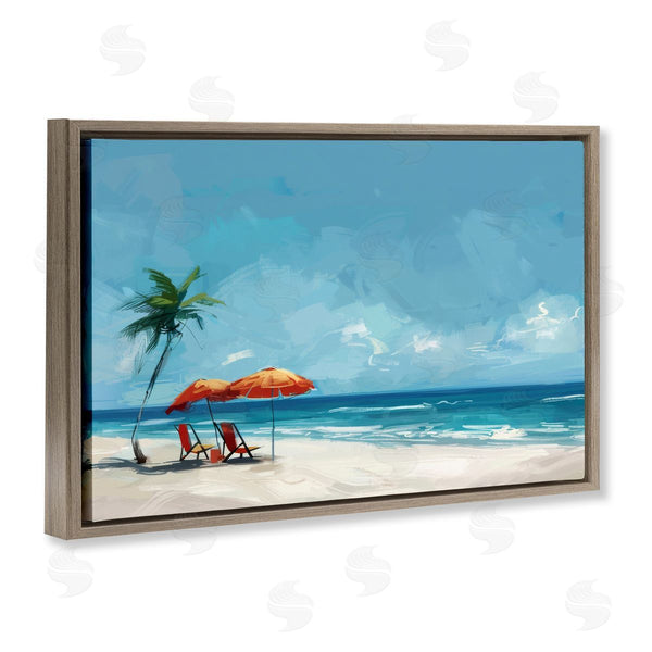 Stupell Industries Irena Orlov | Beach Chair Symphony Wall Art