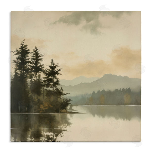 stupell industries Irena Orlov | Beige Mountain Landscape