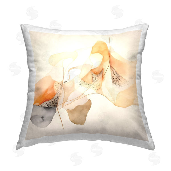 stupell industries Irena Orlov | Blush Fluid Abstraction Printed Throw Pillow